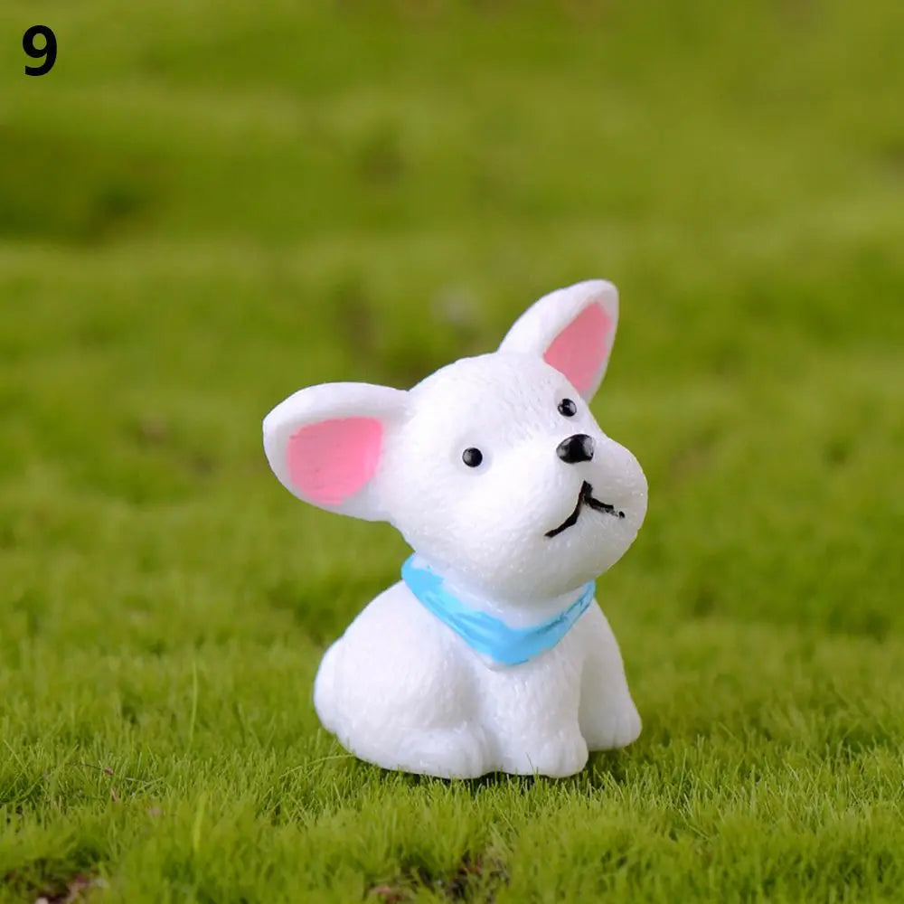 Mini White Bear Polar Bear Figurines Simulation Home Micro Landscape Garden Miniatures Animal Home Decor Accessories Oasis Select type 9