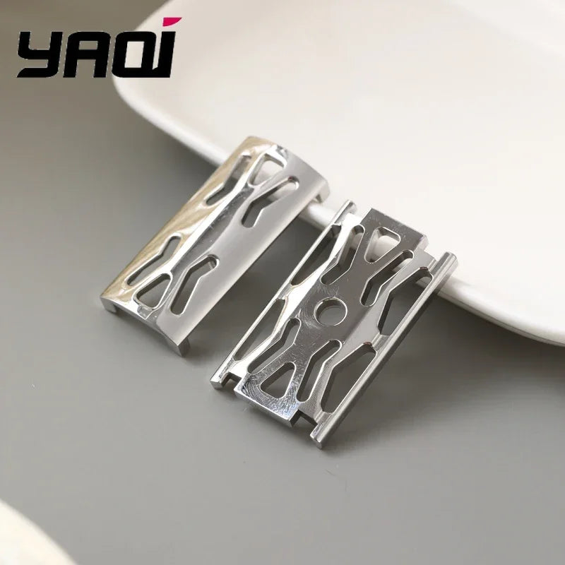 YAQI Hollowed Sentinel 316 SS Safety Razor Head – 0.90mm Gap