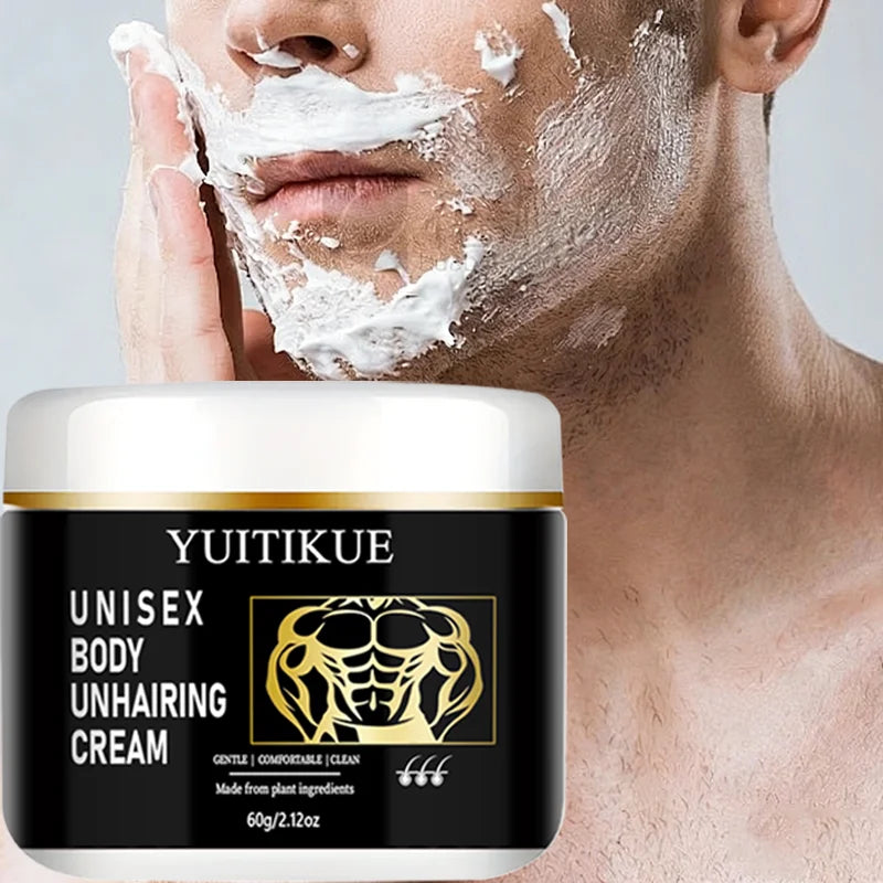YUITIKUE Hair Removal Cream – Plant-Based Unisex 60g