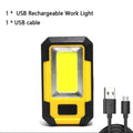 4000MaH Rechargeable Work Light Super Bright COB Flashlight With Magnetic/Hook Portable Camping Lantern For Outdoor Emergency Oasis Select A-1PC