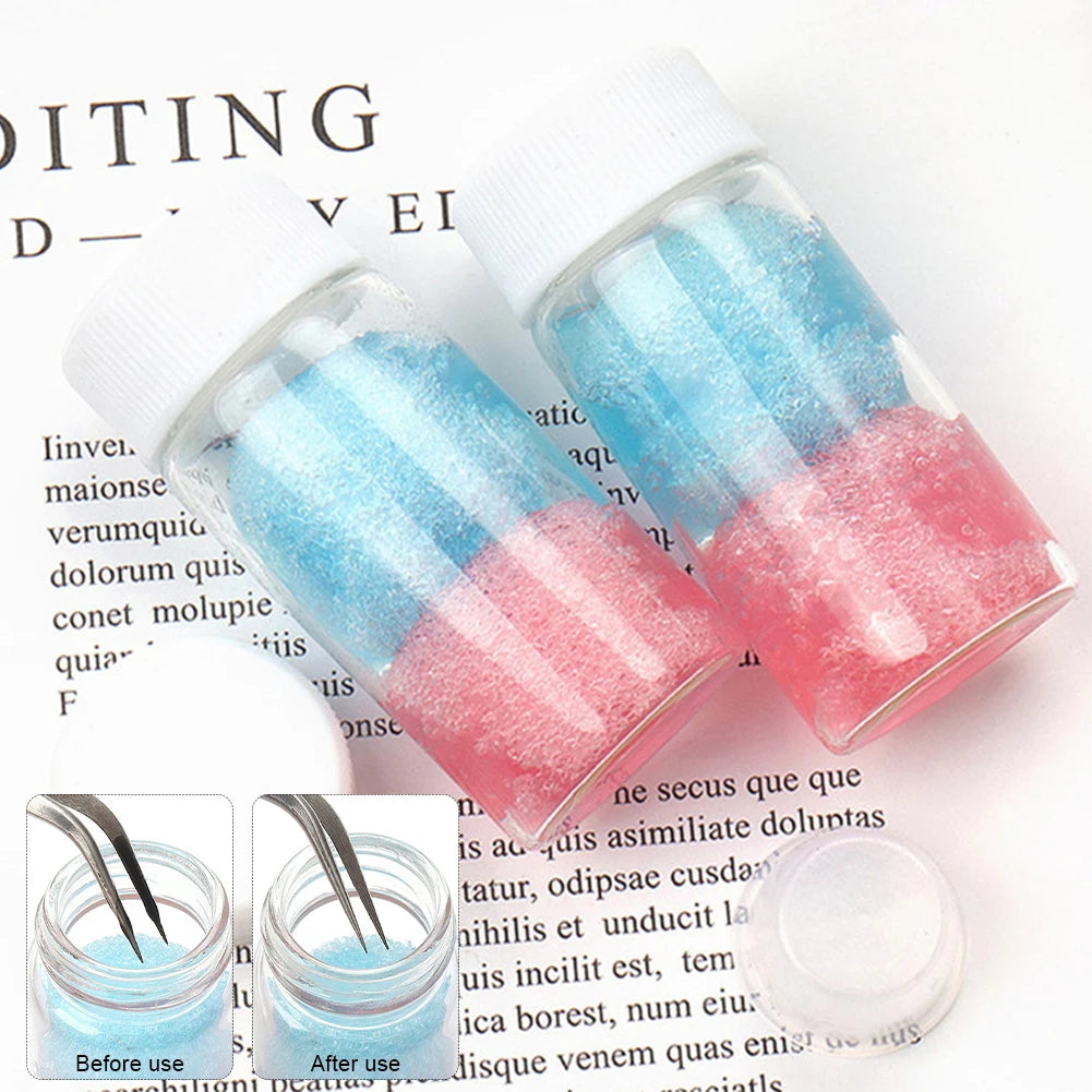 30ml Bottle Professional Eyelash Glue Remover Liquid Eyelash Tweezers Cleaning Sponge Eyelashes Extension Cleaner Makeup Oasis Select