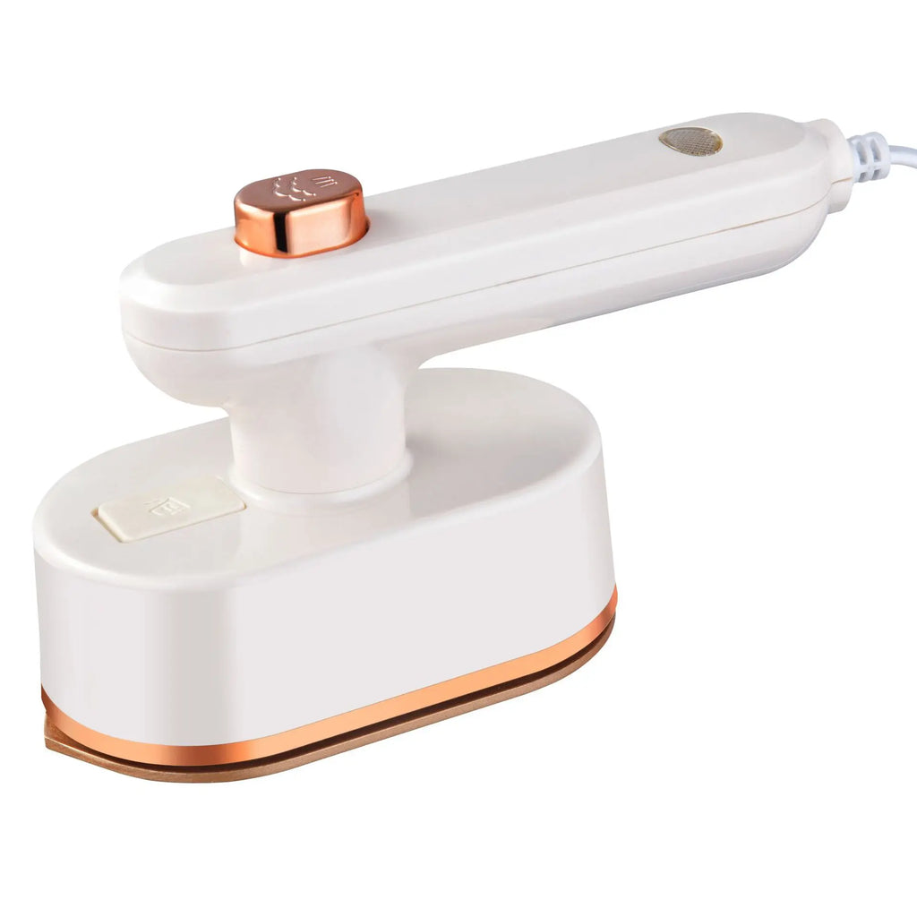 Portable Handheld Mini Garment Steamer Electric Foldable Steam Iron for Clothes Home Travel Wet/Dry Ironing Machine Oasis Select White-EU