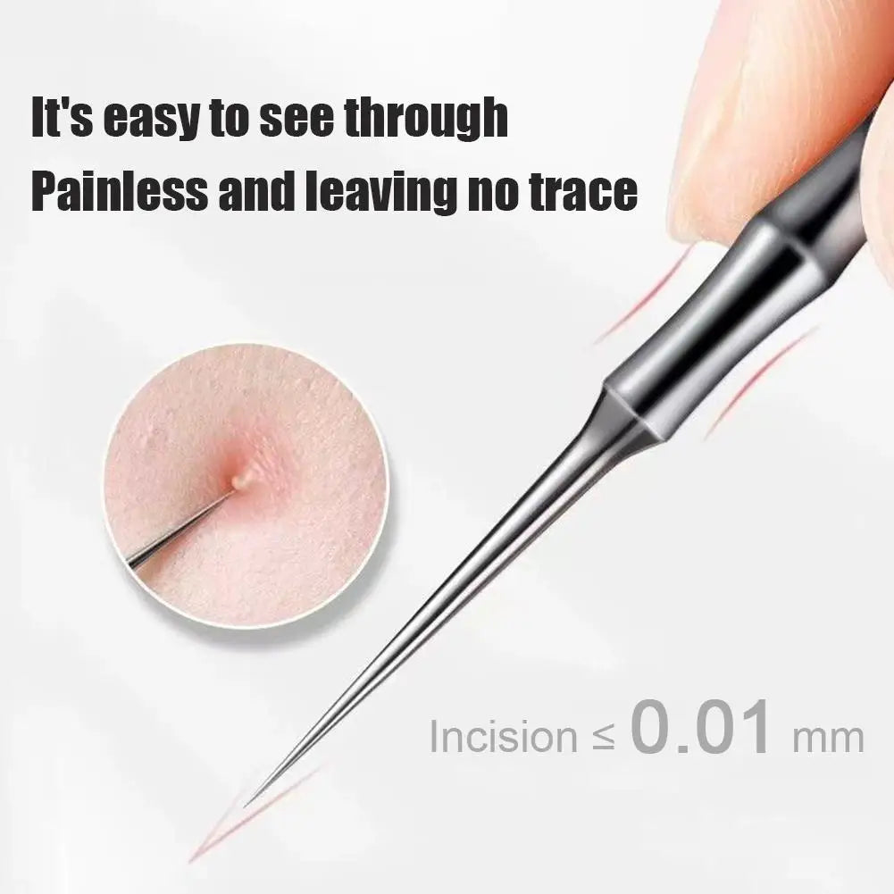 Pimple Extractor Acne Needle Tool Blackhead Comedone Removal Pimple Popper Tool for Face Nose Blackhead Extractor Tool Stainless Oasis Select