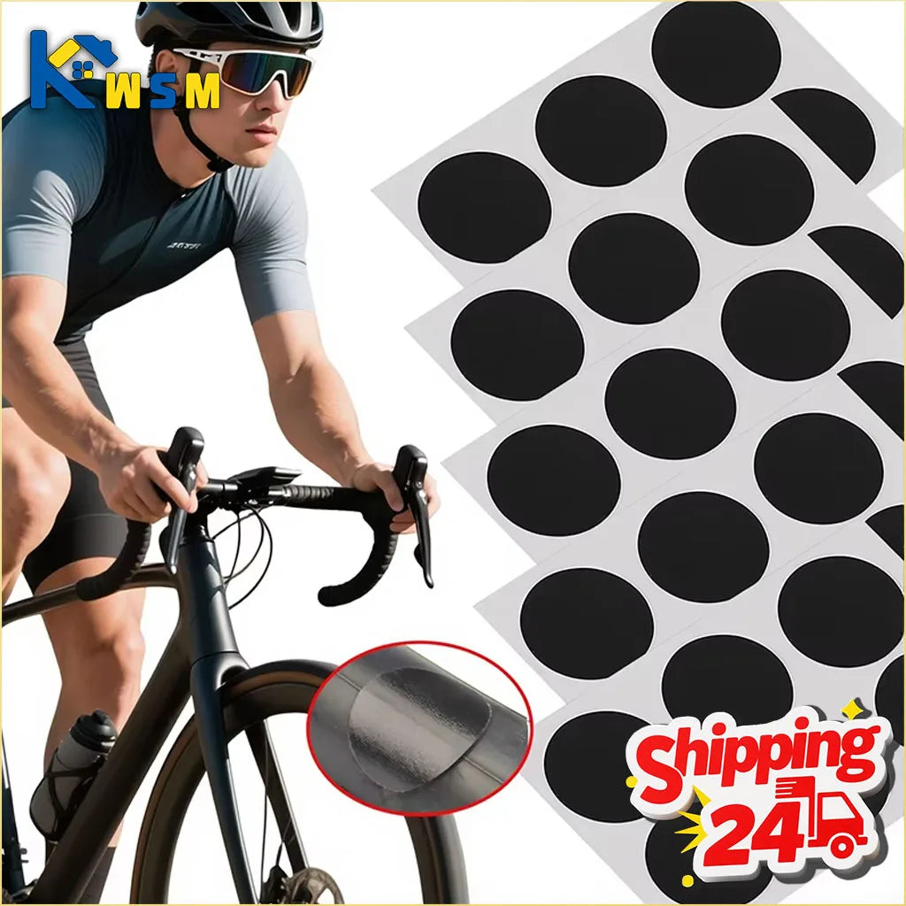 Self-Adhesive Tire Repair Patches No Glue Required for Bicycle and Motorcycle Tubes Quick Puncture Fix Cycling Emergency Kit Oasis Select
