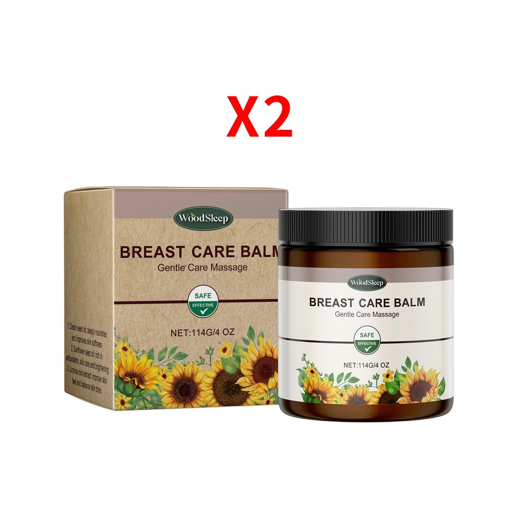 Breast Care Balm Effective Anti-Sagging Chest Lift Soothing Plump Breast Cream for Women Enhance Softness Luster Sexy Body Care Oasis Select 2pcs