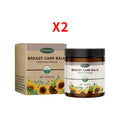 Breast Care Balm Effective Anti-Sagging Chest Lift Soothing Plump Breast Cream for Women Enhance Softness Luster Sexy Body Care Oasis Select 2pcs