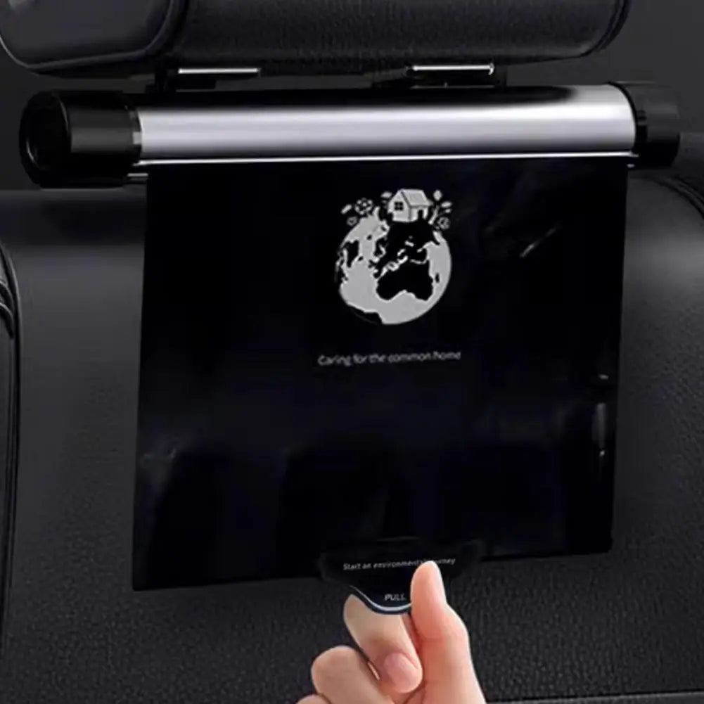 Car Hanging Trash Can – Leak-Proof Roller Garbage Bag Organizer
