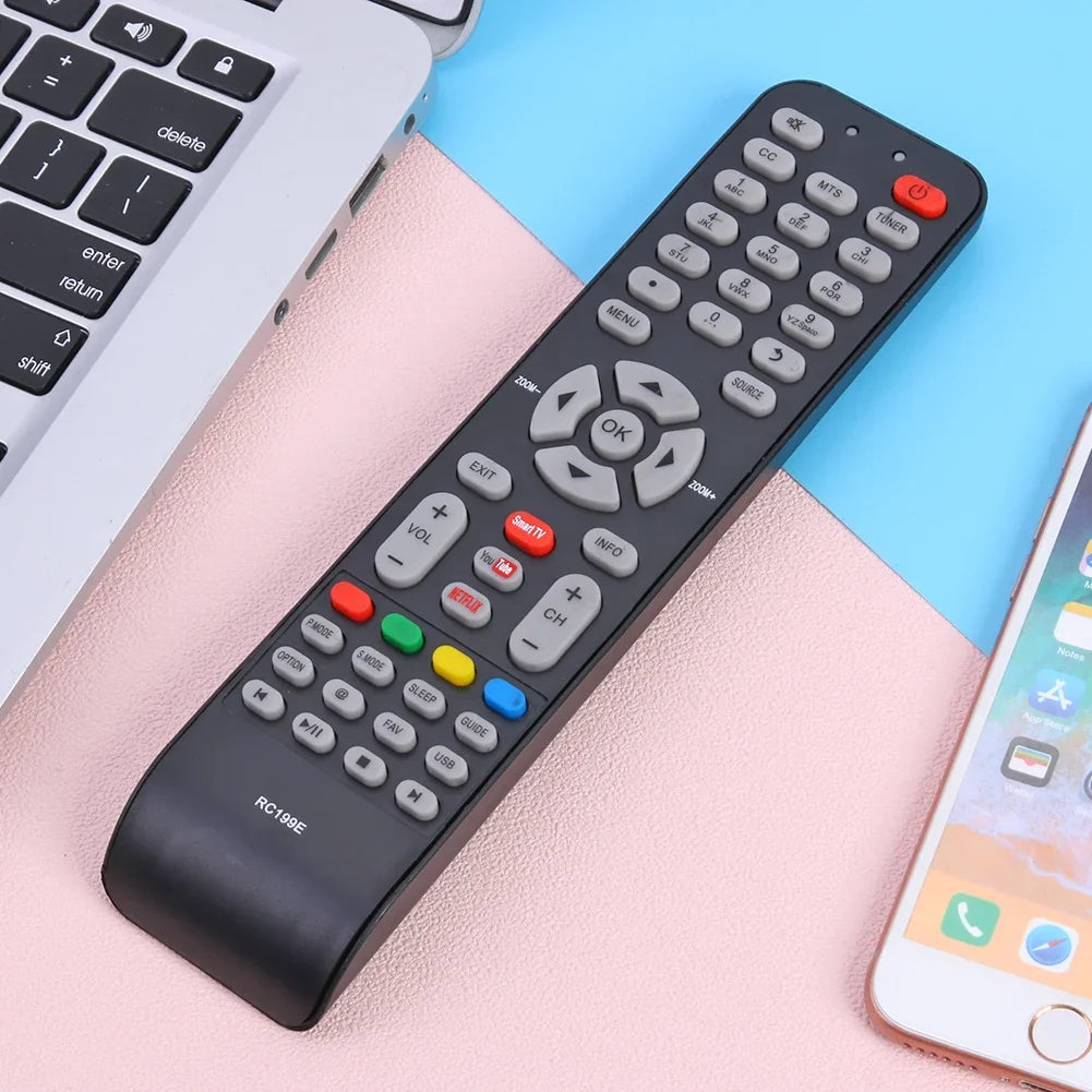 Plastic Television Remote Control Replacement Parts Smart Television Remote Control Accessories for TCL/HYUNDAI/EKT/HKPro/VISIVO Oasis Select