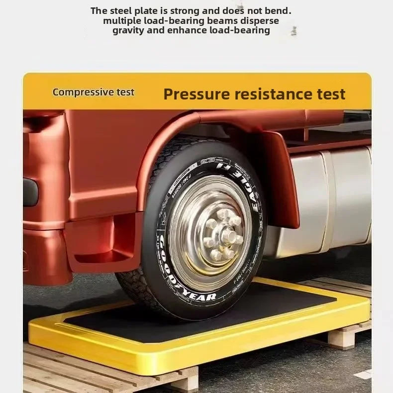 Multi-functional Color steel plate trolley Pull goods trolley Pallet flatcar Portable folding silent Oasis Select