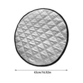 Car Steering Wheel Cover Heatproof Isolation Sun Protection Shade High-Temperature Resistant Car Steering Wheel Sun Block Oasis Select A