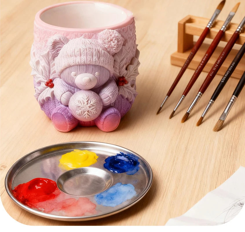 Resin Casting Mold Versatile Vase Mold Storage Container Mold Sweater-Wearing For Home Decor Storage Organization Plaster Oasis Select