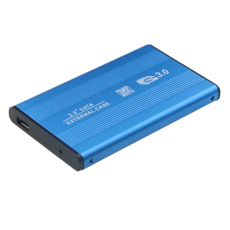 2.5-inch USB3.0 Mobile Hard Drive Case Aluminum Alloy SSD Solid-State Notebook Hard Drive Case With USB3.0 Cable Oasis Select Blue