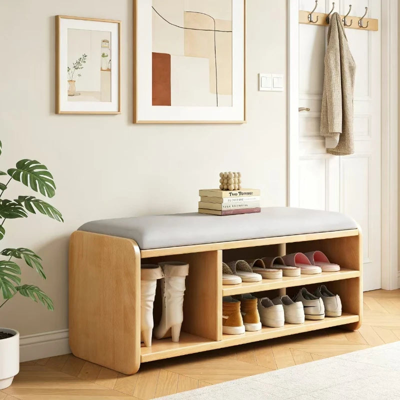 The shoe cabinet changing stool at home, the shoe rack, and the seat stool are integrated into the door. Long strip shoe stool Oasis Select