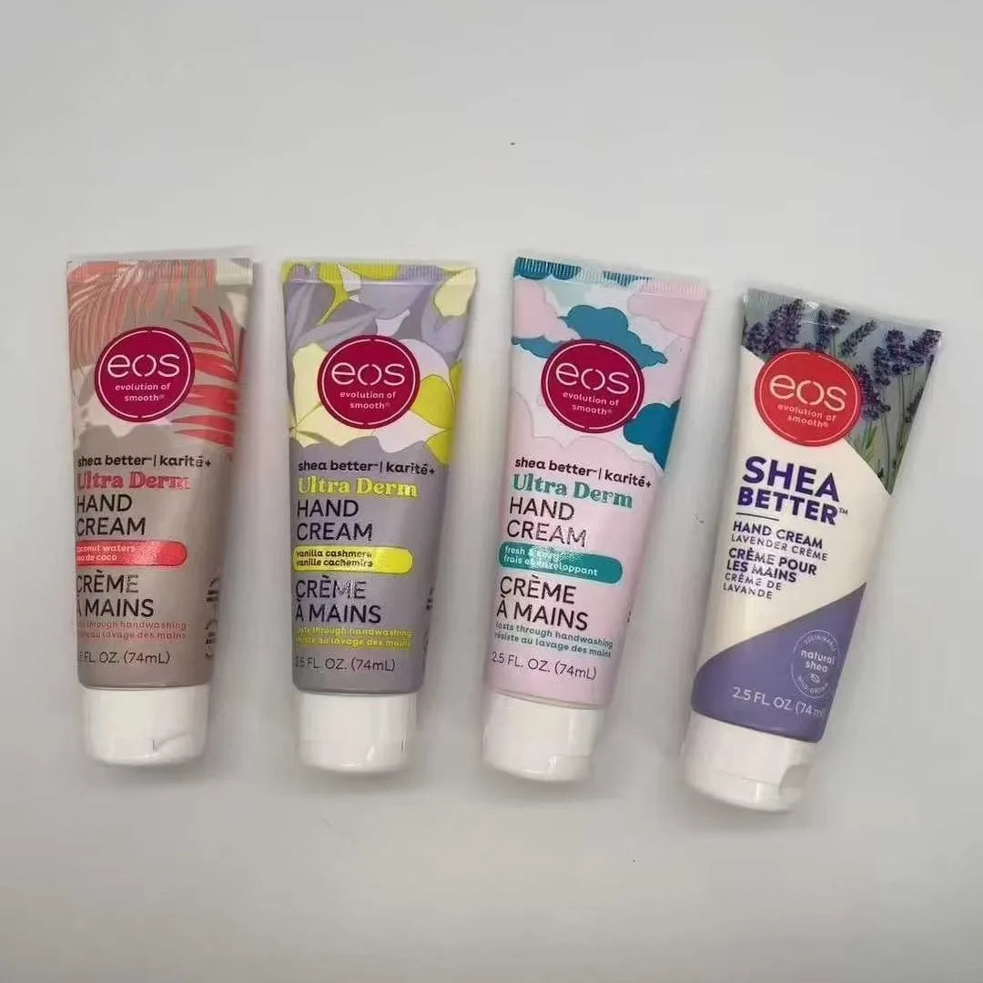 EOS Shea Better 74ml Hand Cream - Ultra Derm Moisturizing Shea Butter Enriched For Dry Cracked Skin Repair 24H Hand Skin Care Oasis Select