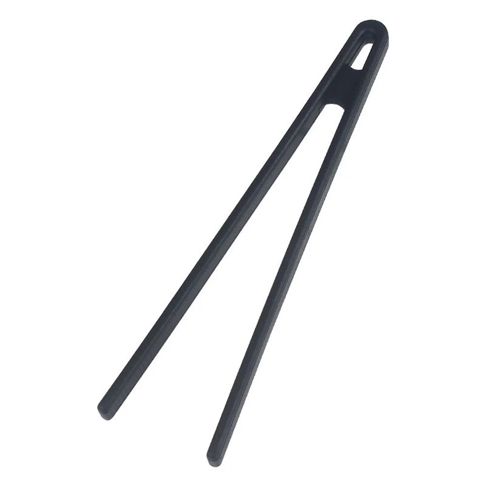Silicone Bread Clip One-piece Design Anti-hot Anti-slip Multifunctional Food Holder Spaghetti Tongs Kitchen Tools Accessories Oasis Select Black