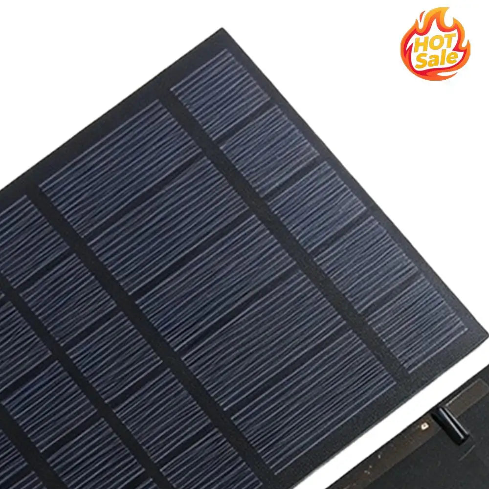 2.5W 5V Portable Solar Charger 3.7V-5V Mini Solar Panel Module Polycrystalline Solar Cells for Camping Hiking Outdoor Adventures Oasis Select