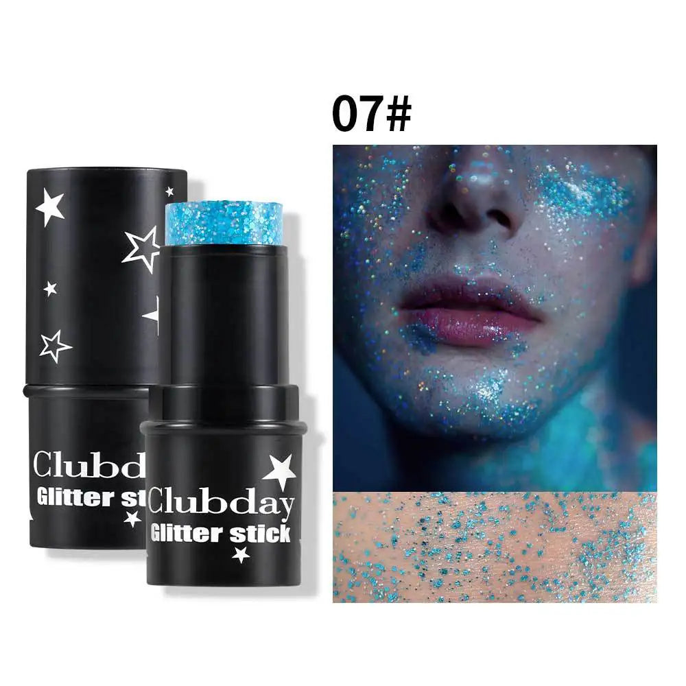 Glitter Eyeshadow Stick – Multichrome Cream Shimmer Sparkle