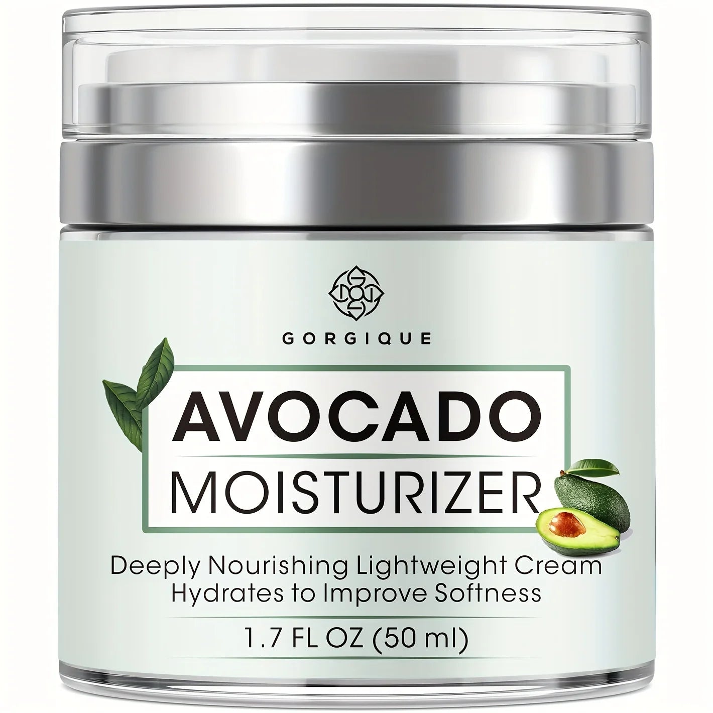 GORGIQUE Avocado Glow Moisturizer – Face, Neck & Décolleté