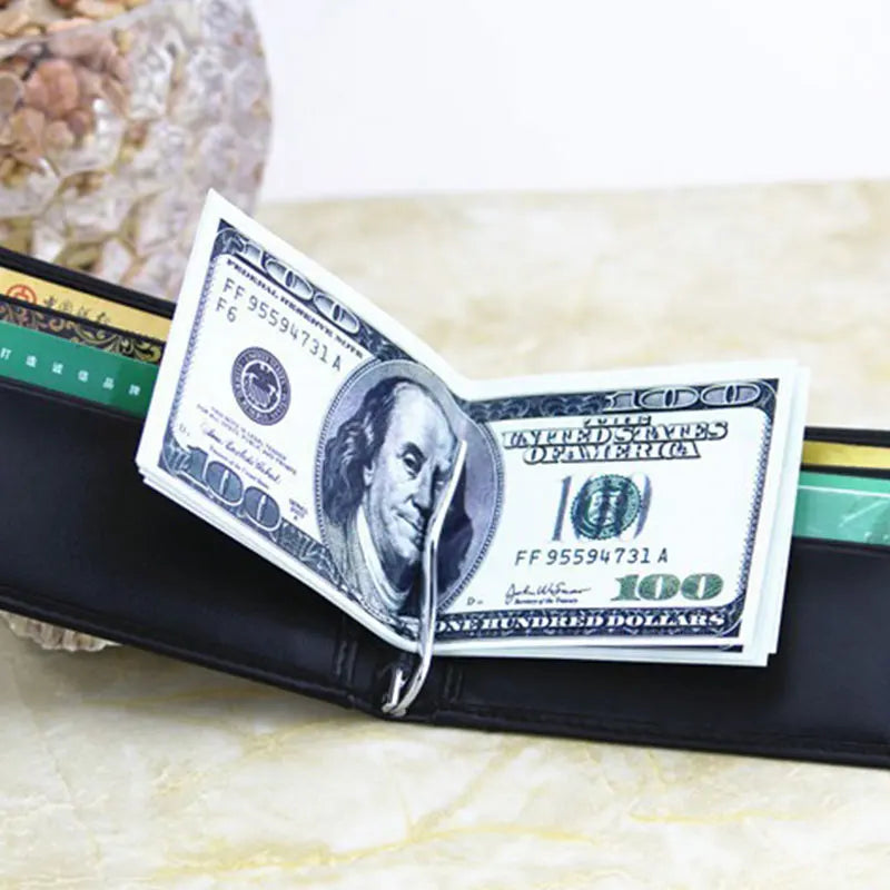 RFID Men's Leather Slim Bifold Money Clip Wallet Front Pocket Credit Card Holder Oasis Select