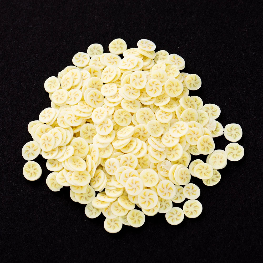 Polymer Clay Fruit Slices Charms DIY Kawaii Epoxy Resin Silicone