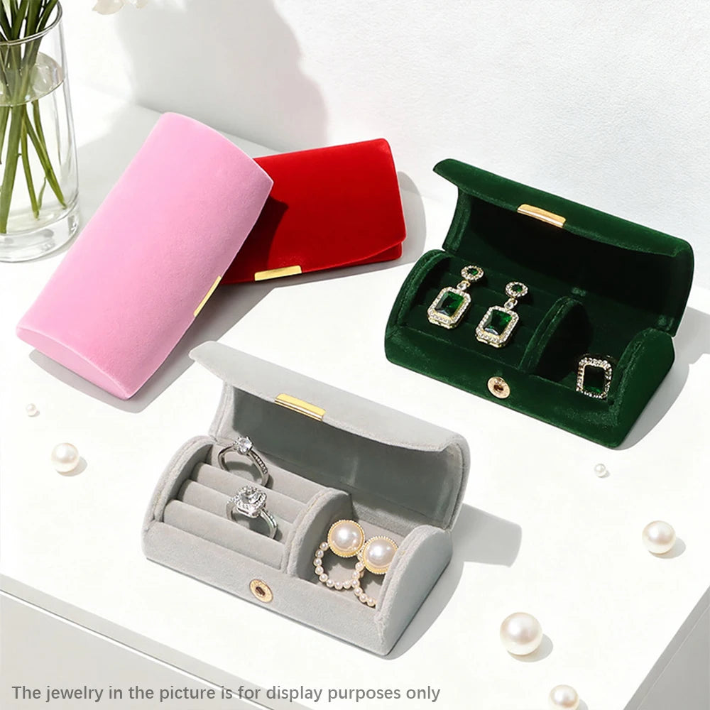 Exquisite portable jewelry storage box for Christmas, anti-oxidation luxury gift box for travel, business trips, and business Oasis Select