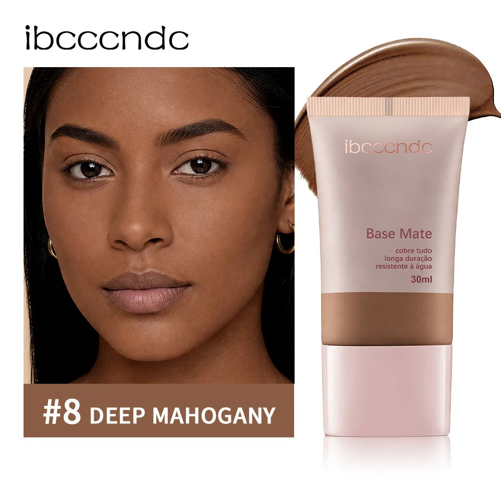 Matte Foundation Natural Coverage Waterproof Long Lasting Smudge Proof Oil Control Moisturizing Nourishing Face Makeup Daily Use Oasis Select Color 8