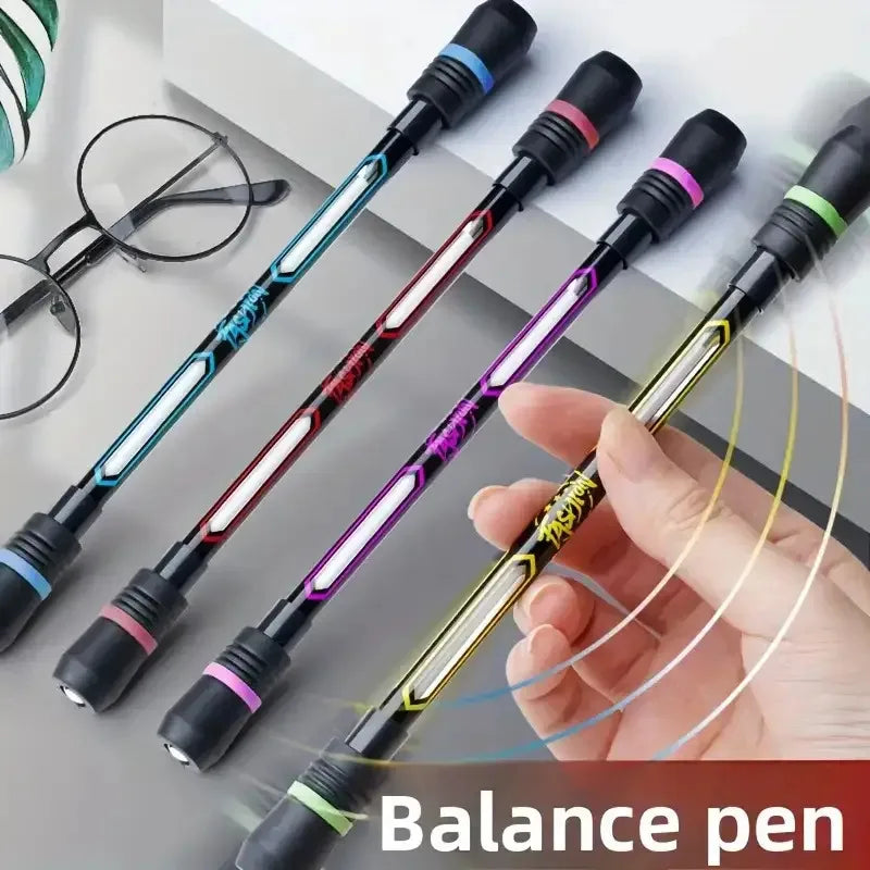 1/3pcs Cool Rotating Pencil, Flexible Hand Training, Anti Drop and Anti Slip Tape Writing Function - Balanced Rotating Pencil Oasis Select