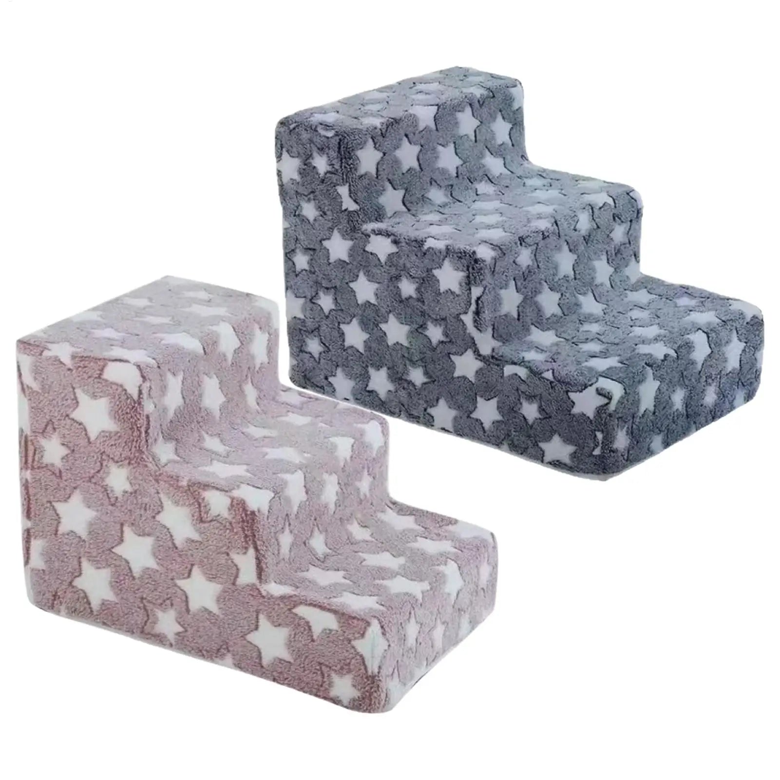 Dog Steps 3 Steps Dog Stairs for Small Cats Climbing Removable Non-Slip Climbing Pet Ramp Washable Cat Ladder for Chair Sofa Oasis Select