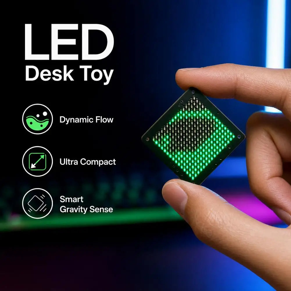 LED Fluid Simulation Desk Toy | Gravity Sensor Light Ornament