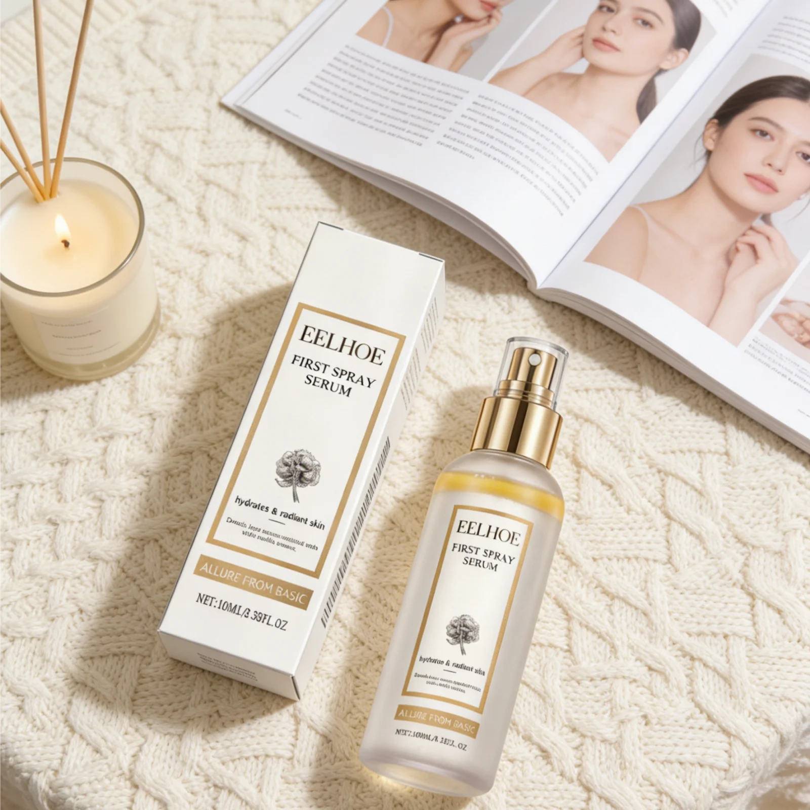 Eelhoe Hydrating Face Spray Improve Dullness Revitalize Radiance Light Texture Soothing Sensitive Skin Brightening Spray 100ml Oasis Select