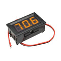 AC 70-500V LED Digital Voltmeter Voltage Meter Volt Instrument Tool 2 Wires Red Green Blue Display 110V 220V DIY 0.56 Inch Oasis Select Orange light