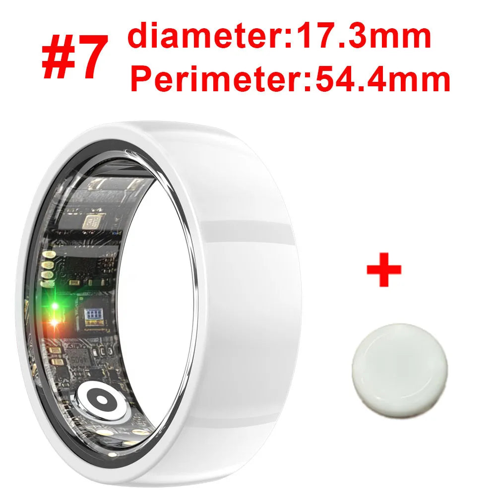 Smart Ring Men Women Health Heart Rate Sports Rings Sleep Monitoring IP68 Waterproof Smartring Wearing Without Sensation Oasis Select WH 7 A CDC