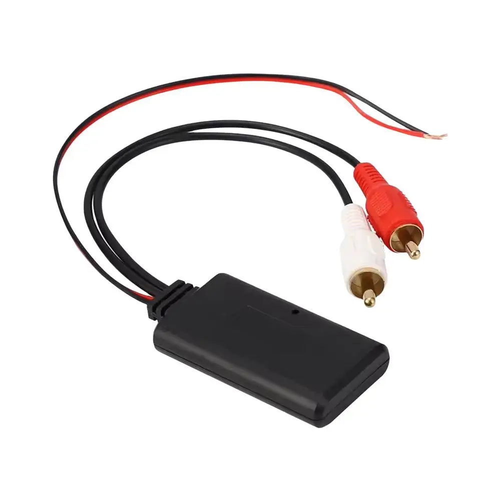 Bluetooth 5.0 Car Audio Receiver – 2RCA Adapter Plug & Play