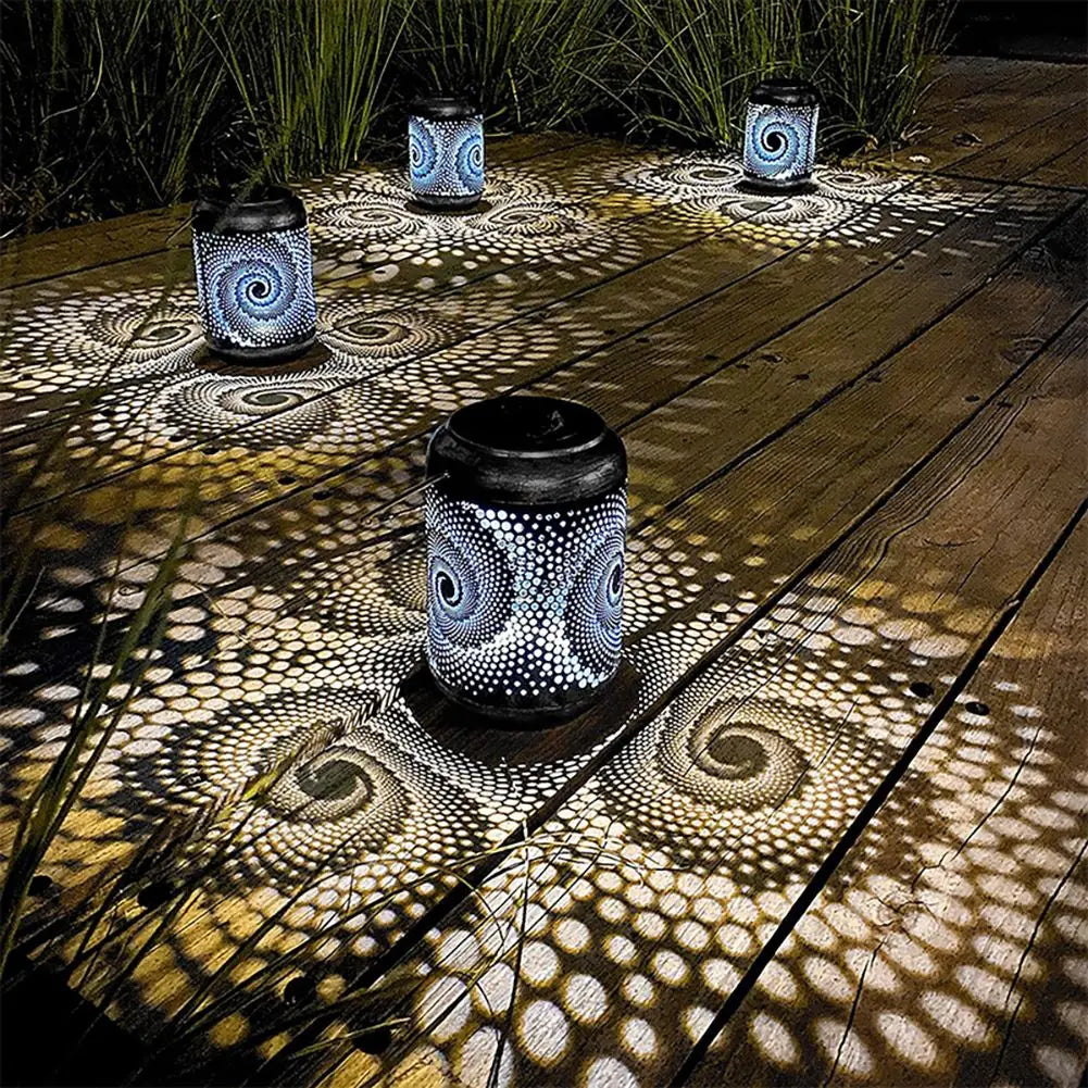 LED Solar Lamp 3D Snail Solar Projector Landscape Light LED Night Light Courtyard Garden Lawn Light Outdoor Hanging Lights Oasis Select