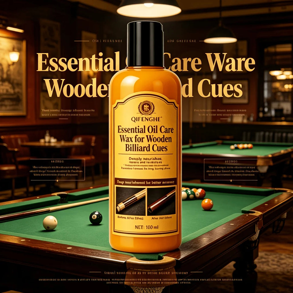 Billiard Cue Wax – Essential Oil Wood Polish & Restorer Cue Care Wax Oasis Select