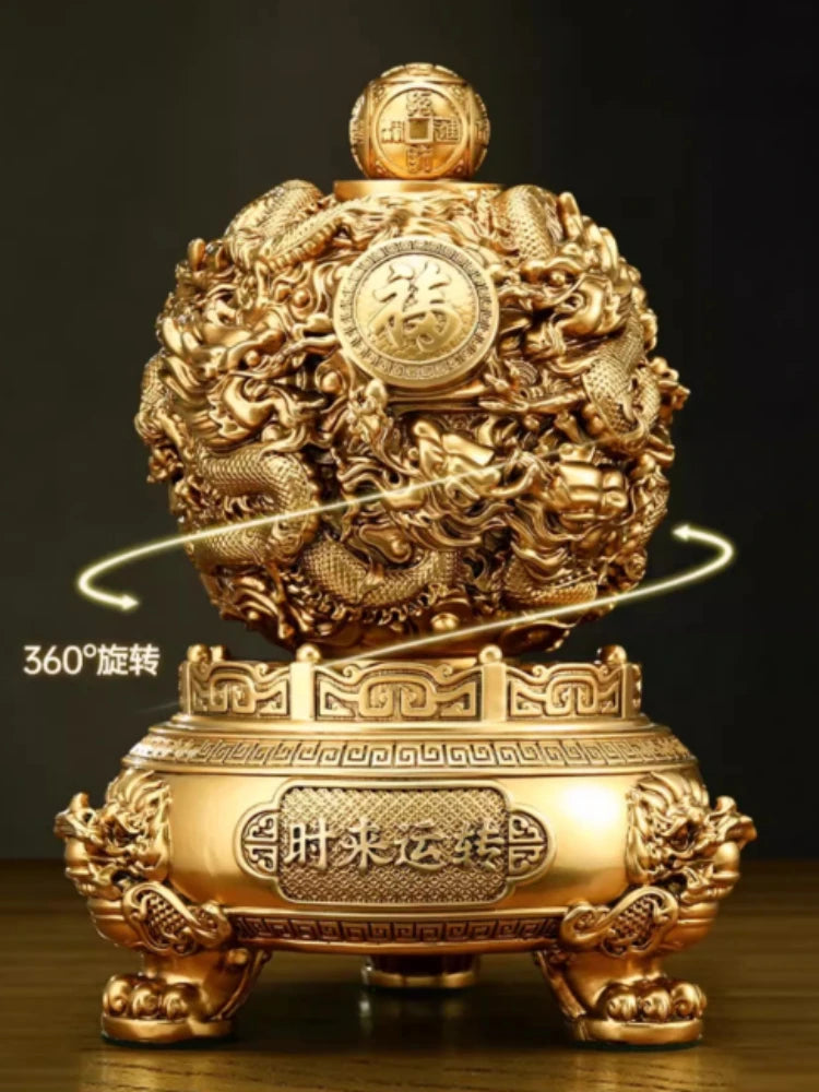 Fortune to turn the dragon turn the universe adornment adornment adornment office desktop store opening gift Oasis Select
