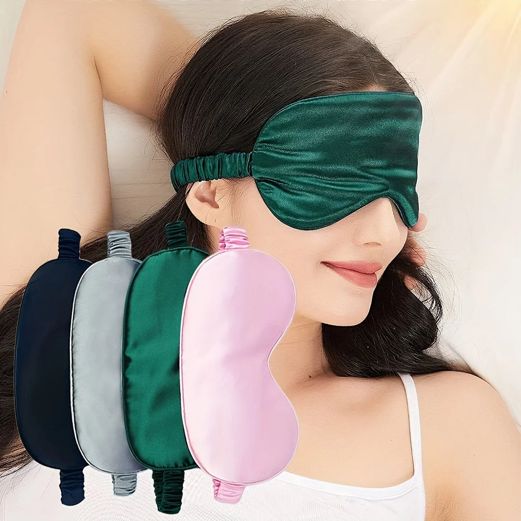 Double-Sided Silk Blackout Sleep Eye Mask | Travel Nap Mask Sleep Eye Mask Oasis Select
