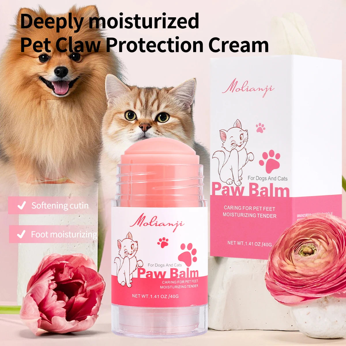 Pet Paw Cream – Deep Moisturizing Claw Care for Cats & Dogs Pet Paw Cream Oasis Select