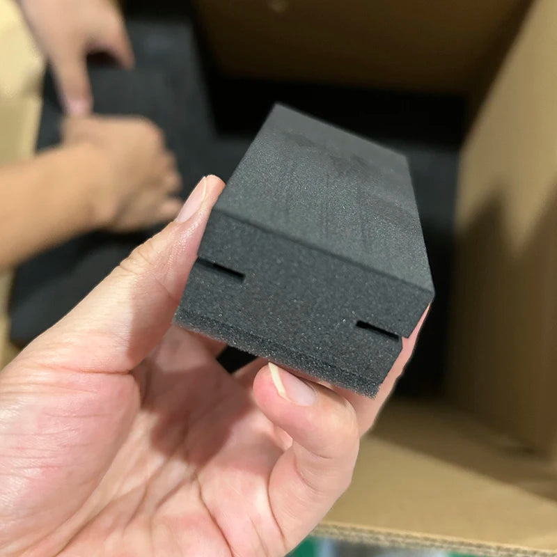 Novel Black Finish Damage-Resistant Car Ceramic Coating Tool, Nano-Coat Sponge Pad for Auto Glass Paint Application Oasis Select