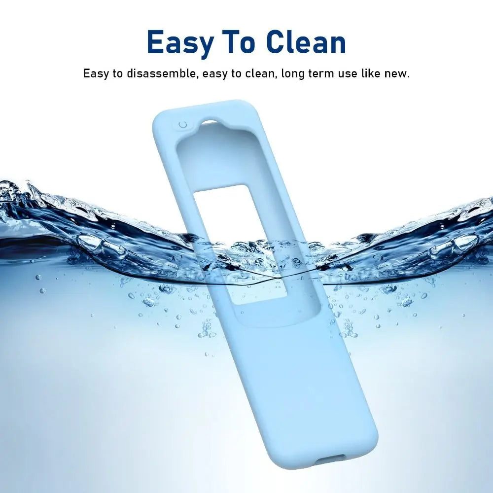 Silicone TV Remote Controller Cover with Lanyard Shockproof Protective Case Soft Shell for Samsung BN59-01432A/BN59-01480L Oasis Select