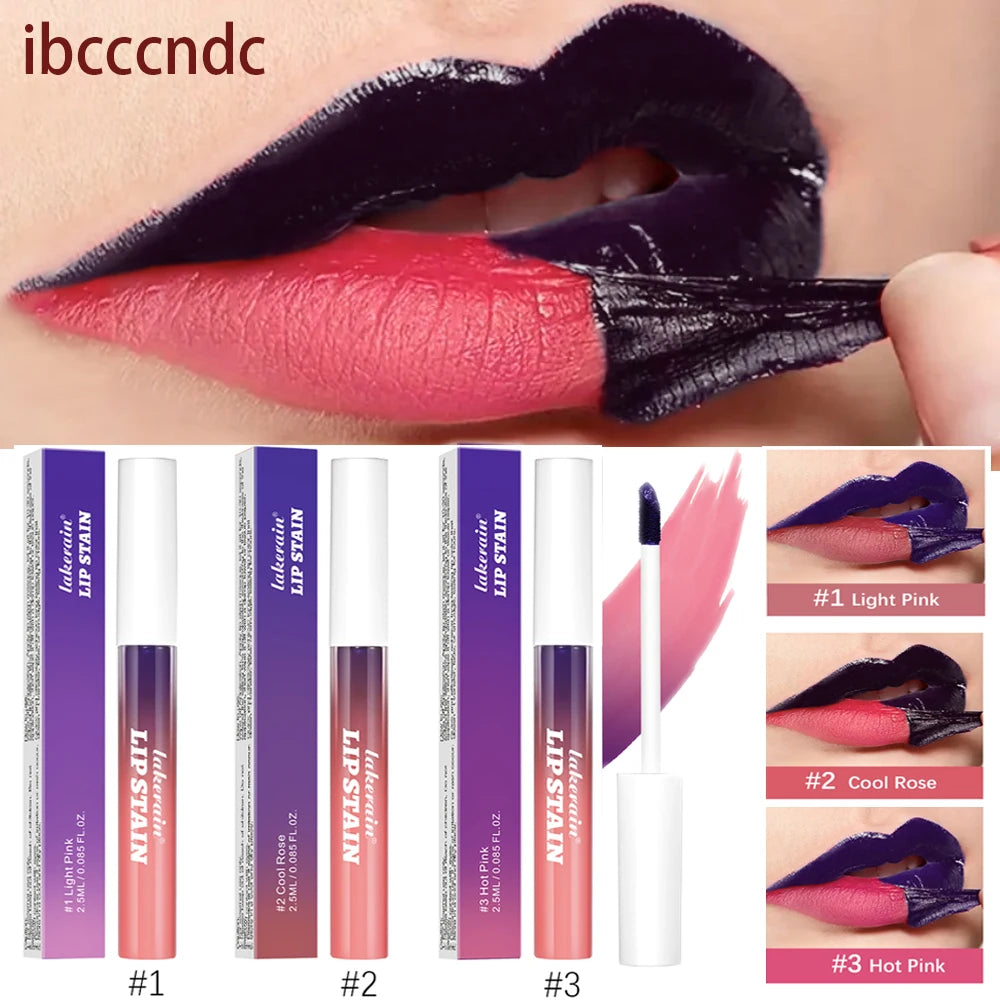 Lakerain Waterproof Peel-Off Matte Lip Stain Tint – 3 Shades Peel-Off Lip Stain Oasis Select