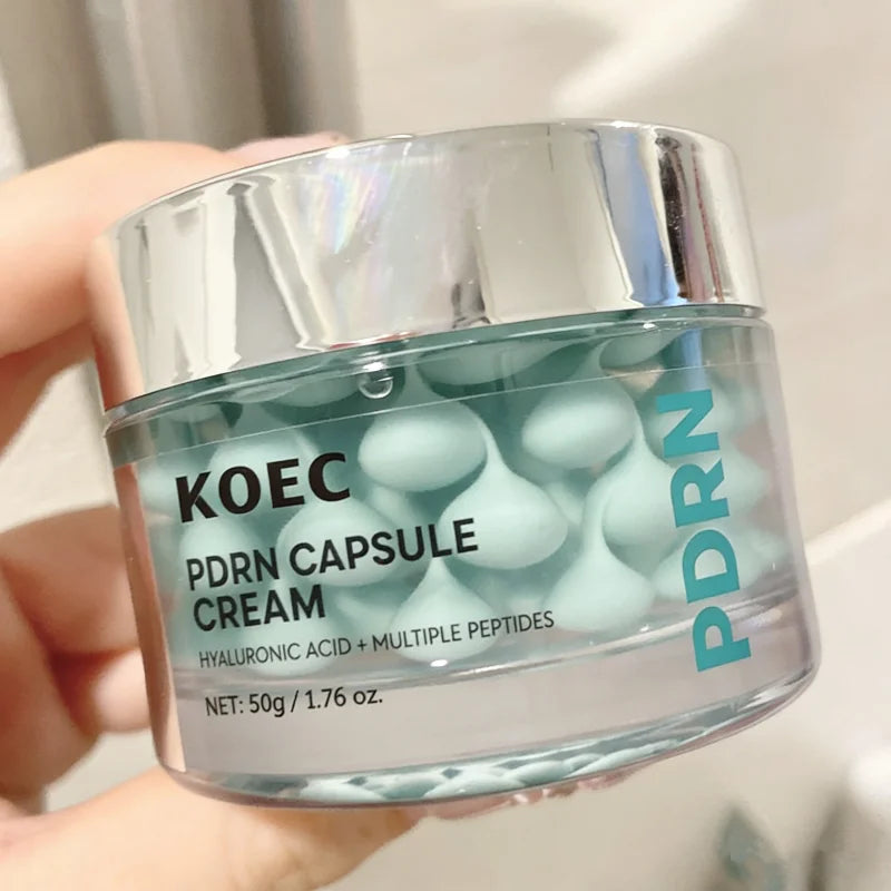 PDRN Multi Peptides Capsule Cream Boost Collagen Deep Nourishing Hydrating Rejuvenating Face Cream For All Skin Types Oasis Select