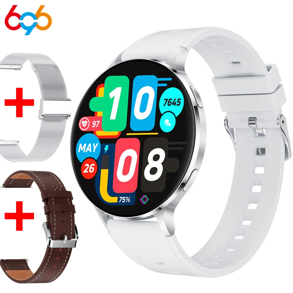 BT Call Smartwatch 1.75 Inch AMOLED Screen 6.9mm Ultra Thin Body Smart Watches Women Heartrate 3D Dynamic Dial Sports Lady Music Oasis Select SVGRS a BWL SVM
