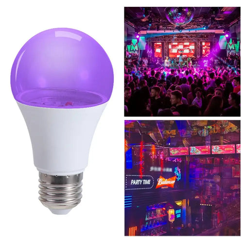 10W E27 UV Black Light Bulb – Purple Glow Party & Disco UV Black Light Bulb Oasis Select