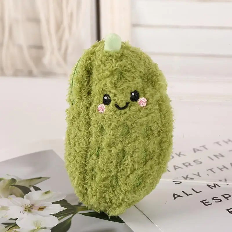 Cute Pufferfish Plush Mini Coin Purse – Zipper Pouch Wallet Novelty Coin Purse Oasis Select A10