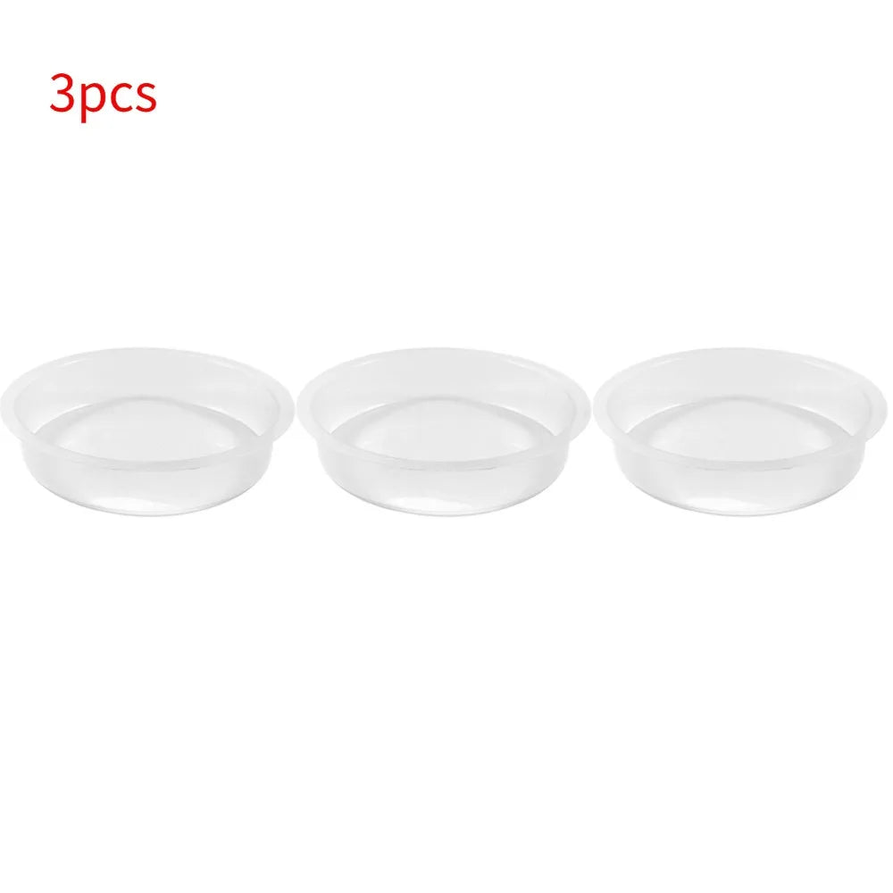 Outdoor Garden Hummingbird Water Dish Tray Replacement Plastic Birdbath Bowl For Wild Bird Feeding Station Drinker Water Feeding Oasis Select 3pcs