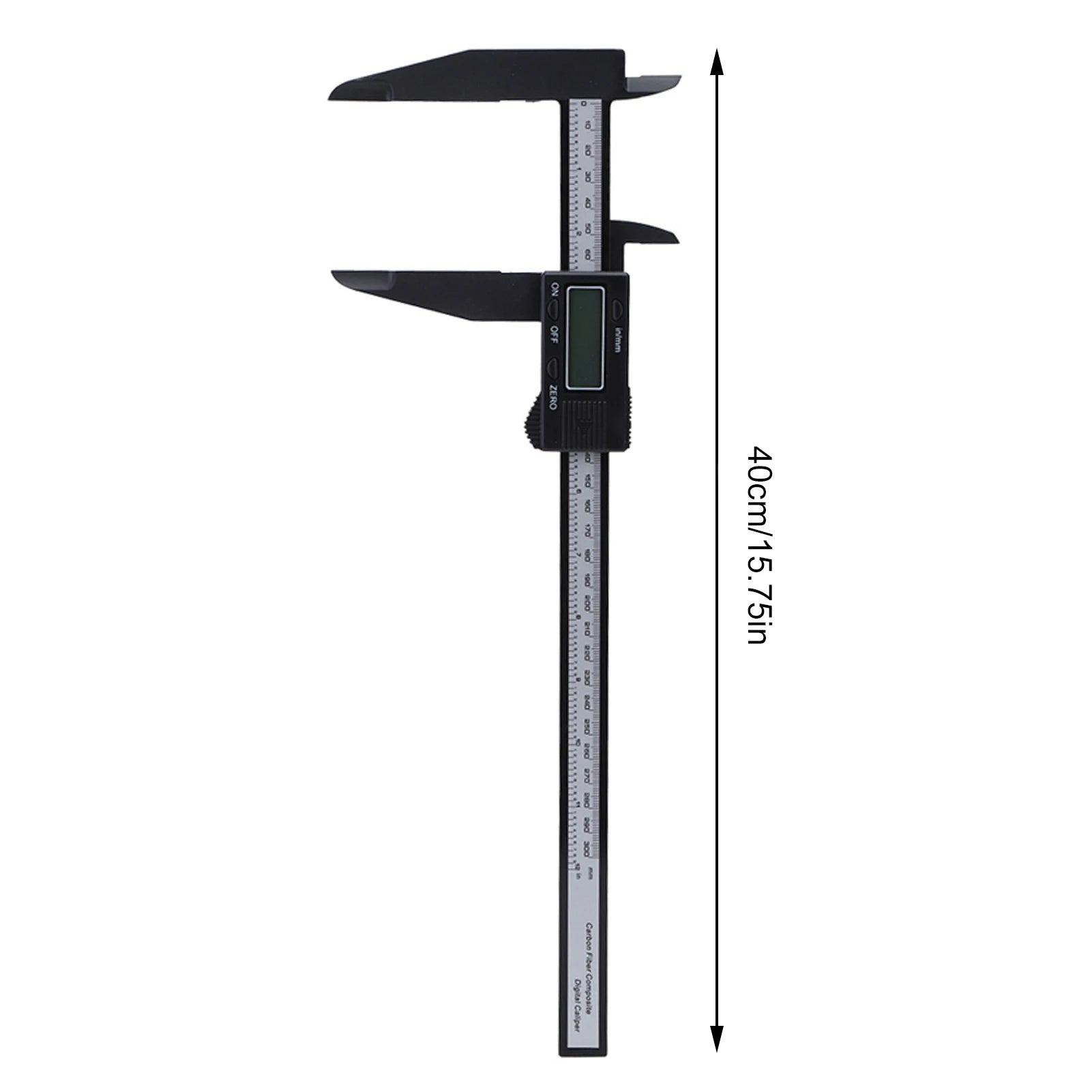 Electronic Caliper 150mm/300mm Digital Electronic Caliper Carbon Ruler with Long Jaw Measuring Tool Oasis Select