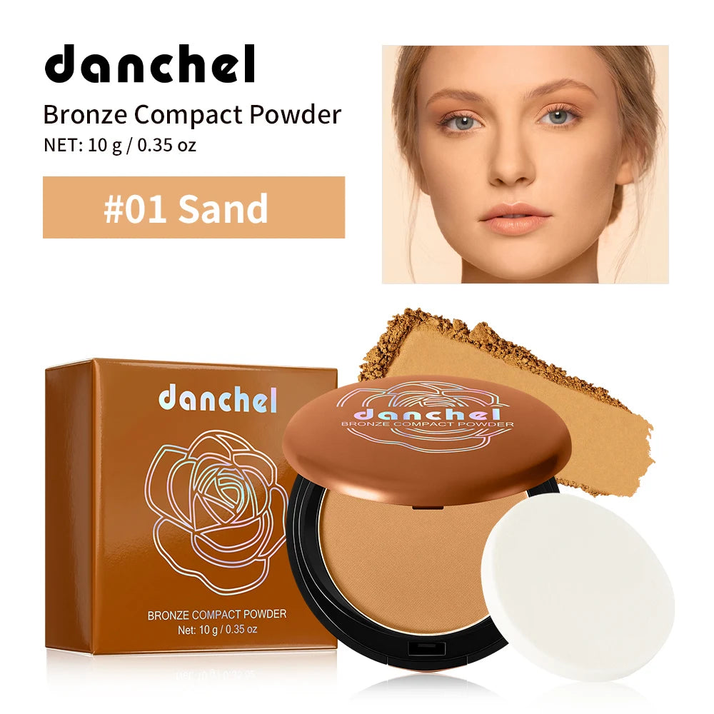 6-Color Matte Bronze Setting Powder – Buildable Coverage