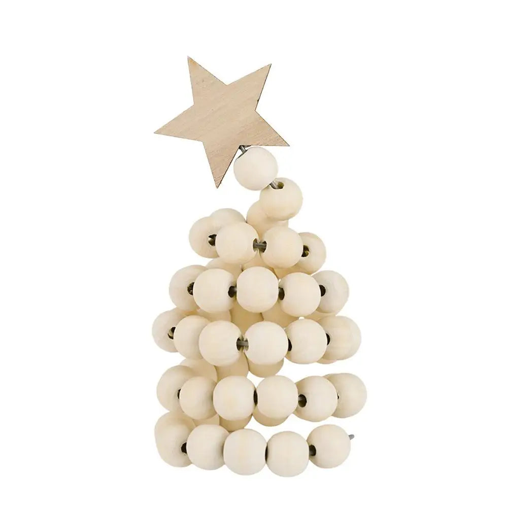 Nordic Wooden Christmas Tree Ornament – Handmade Desktop Decor Christmas Tree Ornament Oasis Select 02