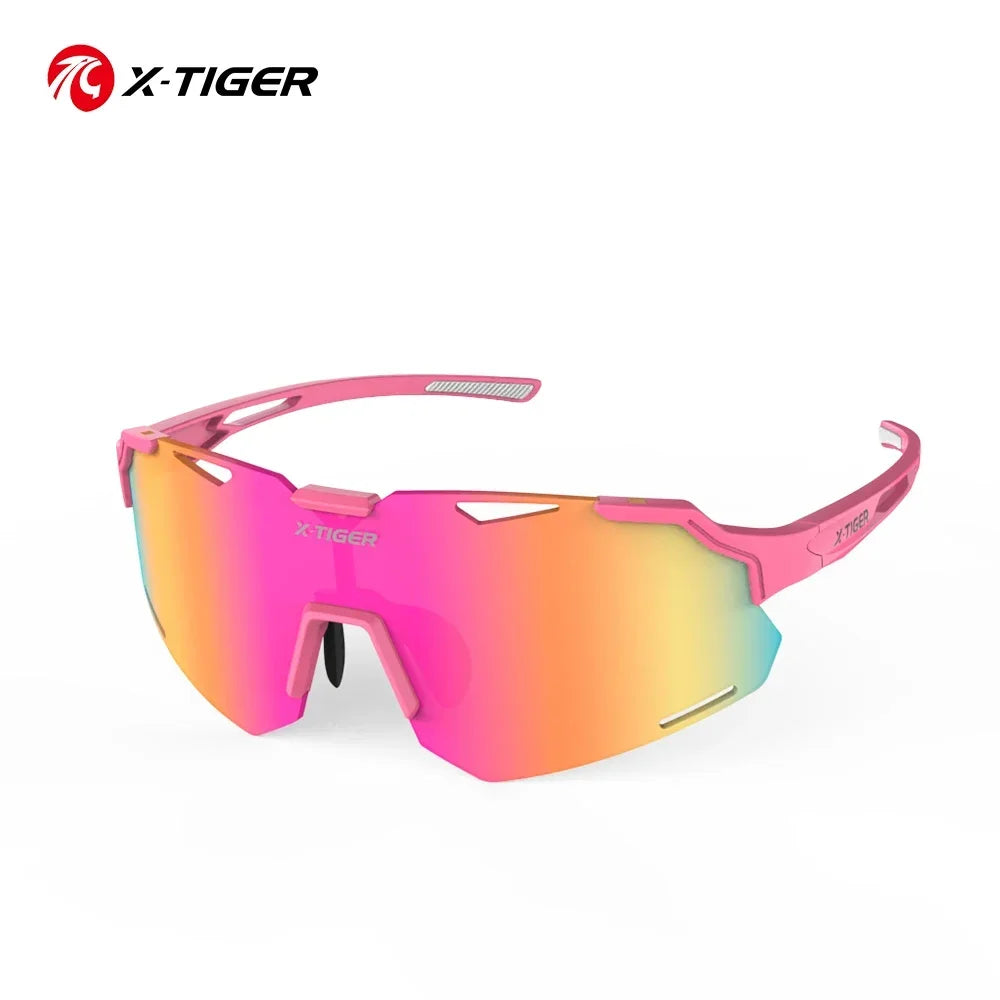 X-TIGER Children's Cycling Glasses UV400 Protection TR90 Ultralight MTB Bike Outdoor Sports Sunglasses Windproof Sun Visor Oasis Select X-CYJ-MSD03 MULTI